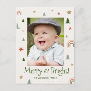 Foto på Anpassningsbarna Merry and Bright Boho Sha Helg Vykort