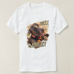 Foto på Anpassningsbarna Pet-fil för modern, uppsp T Shirt<br><div class="desc">Den här enkla och klassiska designen består av serif-typografi och lägger till en anpassningsbar foto av ditt sällskapsdjur.</div>