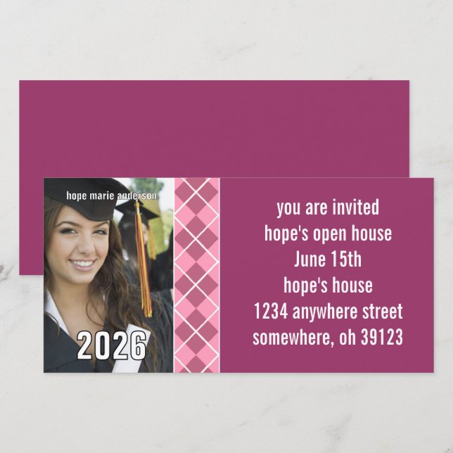 Foto på Argyle Senior Studenten Open Houses (Fram/baksida)