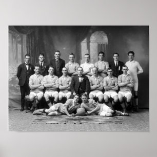 Foto på Australiens första nationella fotbollslag Poster