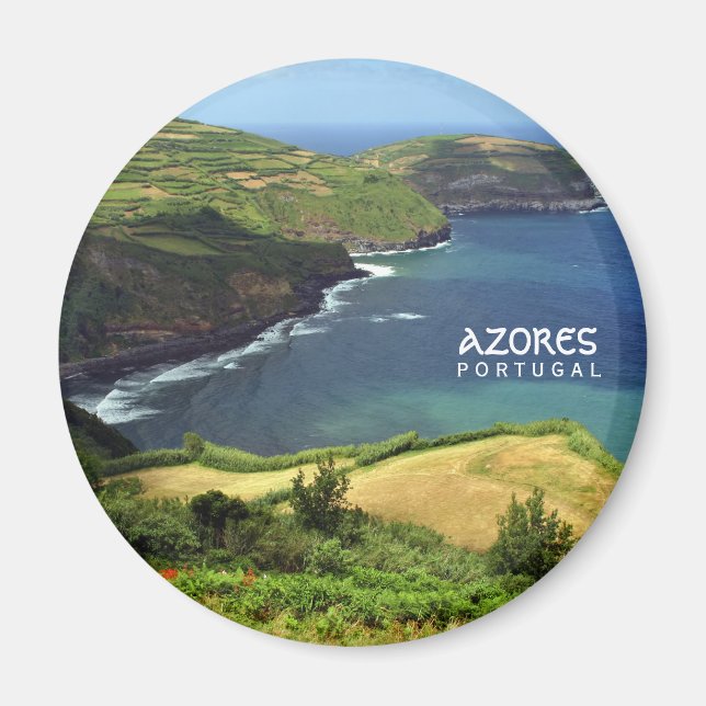 Foto på Azorerna, Portugal Magnet (Framsidan)