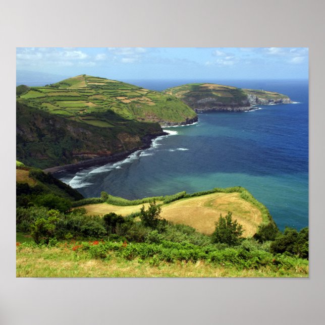 Foto på Azorerna, Portugal Poster (Framsidan)