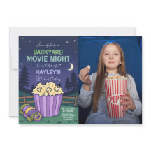 Foto på bakgårdsplan för film på natten