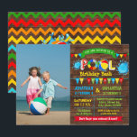 Foto på bassäng födelsedagskalas syskon kombinerat inbjudningar<br><div class="desc">Bassäng kombinerade party med ett primärt färg-system och en träbakgrund. Lägg till en egen ordalydelse och ett eget foto i mallen,  ändra storlek på foto och anpassa den (typsnitt färg,  typsnitt stil,  flytta inslag,  bakgrund),  klicka på anpassa,  rulla ned och klicka på länken "klicka för att anpassa ytterligare".</div>