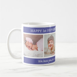 Foto på bästa Pappa någonsin Lycklig 1:a Fars dag Kaffemugg