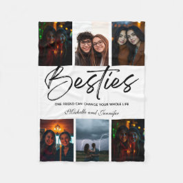 Foto på bästa vänstra Vänskap dag Fleecefilt