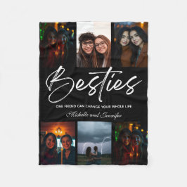 Foto på bästa vänstra Vänskap dag Fleecefilt