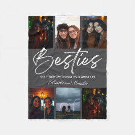 Foto på bästa vänstra Vänskap dag Fleecefilt