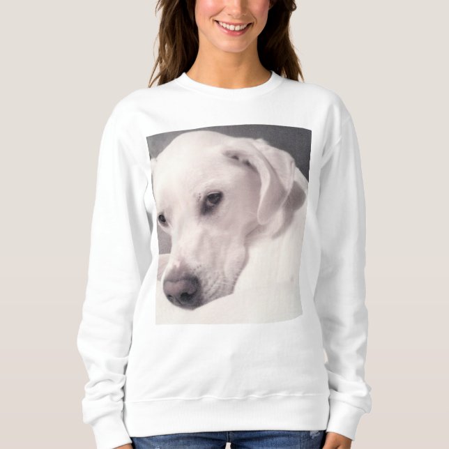 Foto på Beval Regal White Hund T Shirt (Framsida)
