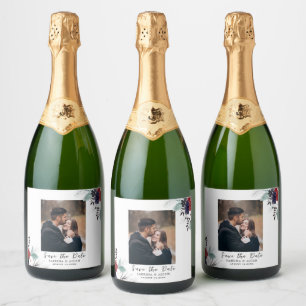 Foto på Blommigt av blå burgundy gotin-