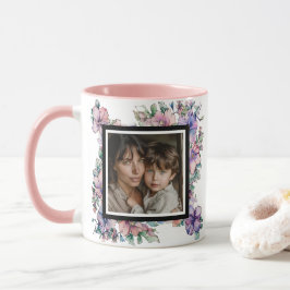 Foto på Blommigten mor Mamma Watercolor Mugg