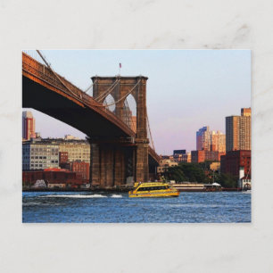 Foto på Brooklyn Bridge i NYC Vykort