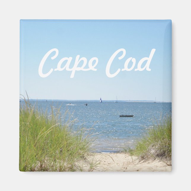 Foto på Cape Cod-stranden Magnet (Framsidan)