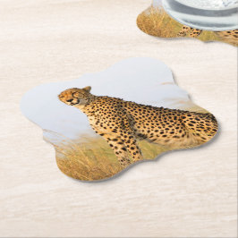 Foto på Cat Lover cheetah Underlägg Papper