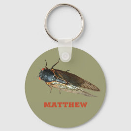 Foto på Cicada Insekt Kryp Personlig Nyckelring
