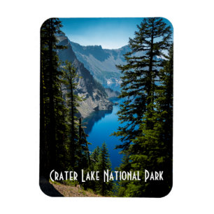 Foto på Crater Sjö nationalpark Scenia Mountain Ph Magnet