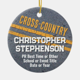 Foto på Crossa country Springernas XC-teamskola Julgransprydnad Keramik