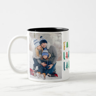 Foto på Cute Julgranar Gift-Personlig Två-Tonad Mugg