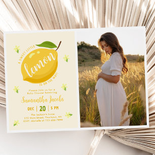 Foto på Cute Lemon Citrus Baby Shower Inbjudningar