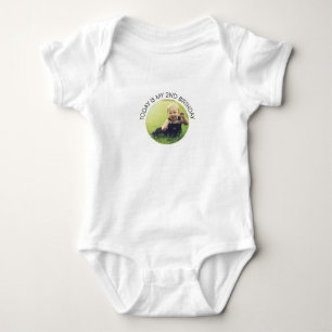 Foto på Cute Second Birthday Småbarn Party Anpassn T Shirt