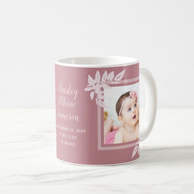 Foto på den moderna dammen i Nyfödd bebis Ro Kaffemugg (Framsida höger)