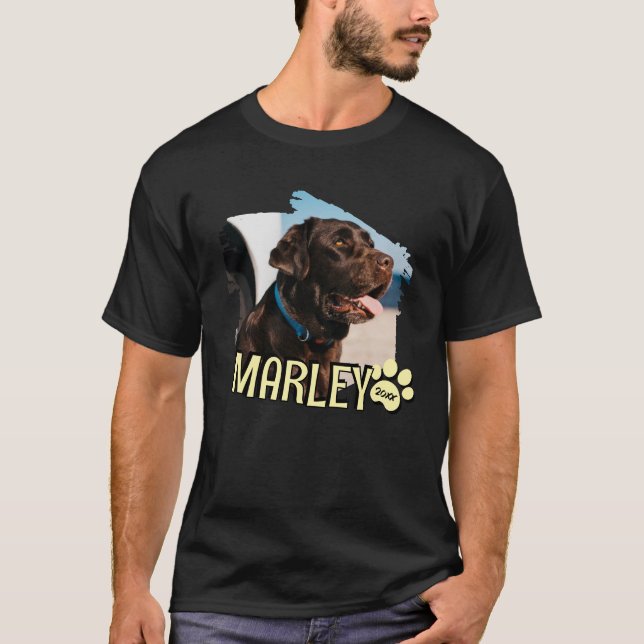 Foto på den moderna Grunge Playful Simple Anpassni T Shirt (Framsida)