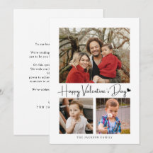 Foto på det moderna skriptet Black Heart Valentine