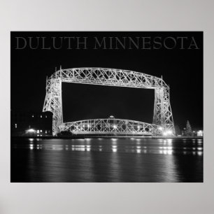 Foto på Duluth Aerial Hiss Bridge Poster