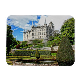 Foto på Dunrobin-slottets arkitektur Magnet
