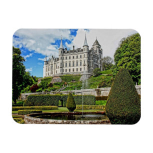 Foto på Dunrobin-slottets arkitektur Magnet