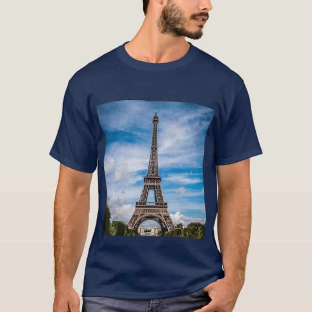 Foto på Eiffel torn T Shirt (Framsida)