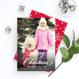 Foto på Elegant i god jul Julkort