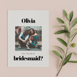 Foto på elegant och chic Kommer du att bli min bru