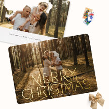 Foto på elegant och modern Typografi GOD JUL