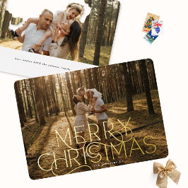 Foto på elegant och modern Typografi GOD JUL