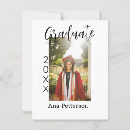 Foto på examen modern klassiker lägg till år namn  vykort