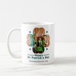 Foto på familjen lycklig St patricks day Lucky Sha Kaffemugg