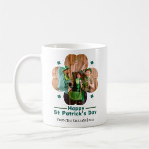 Foto på familjen lycklig St patricks day Lucky Sha Kaffemugg