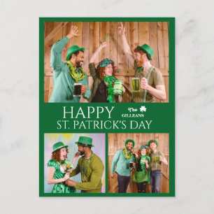 Foto på familjen Lycklig St patricks day Shamrocks Helg Vykort