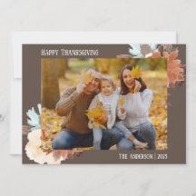 Foto på familjen Modern thanksgiving - enkel blomm