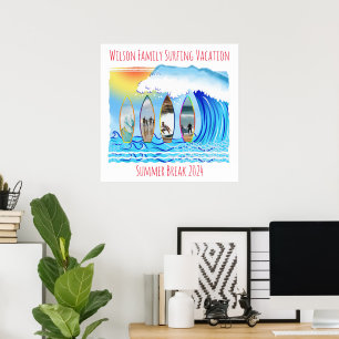 Foto på familjen Vinkar Beach (sommaruppehåll) Poster