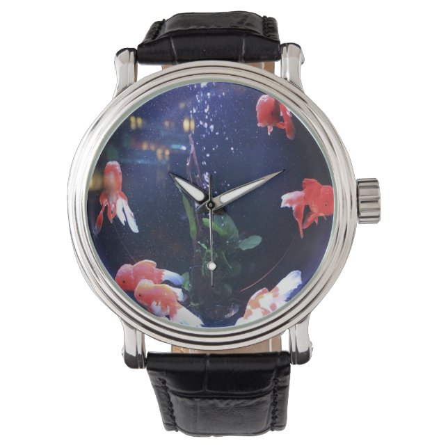 Foto på fiskskål armbandsur (Framsida)