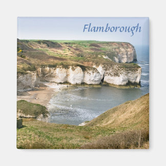 Foto på Flamborough i Öster Yorkshire souvenir Magnet