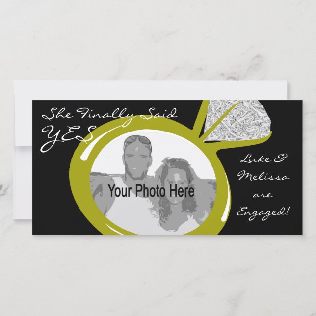 Foto på förlovningsring meddelande (Framsida)