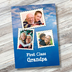 Foto på första klassens farfar Best Grandpa 3-Anpa Kort
