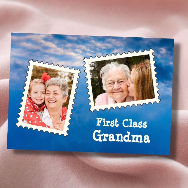 Foto på första klassens Grandma Best Grandma Anpas Kort (Skapare uppladdad)