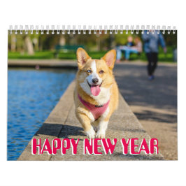 Foto på foto på kutest-valpar i Gott nytt år Kalender