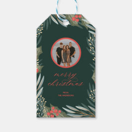 Foto på/från Juletiketter för vinter-utfyllning Presentetikett