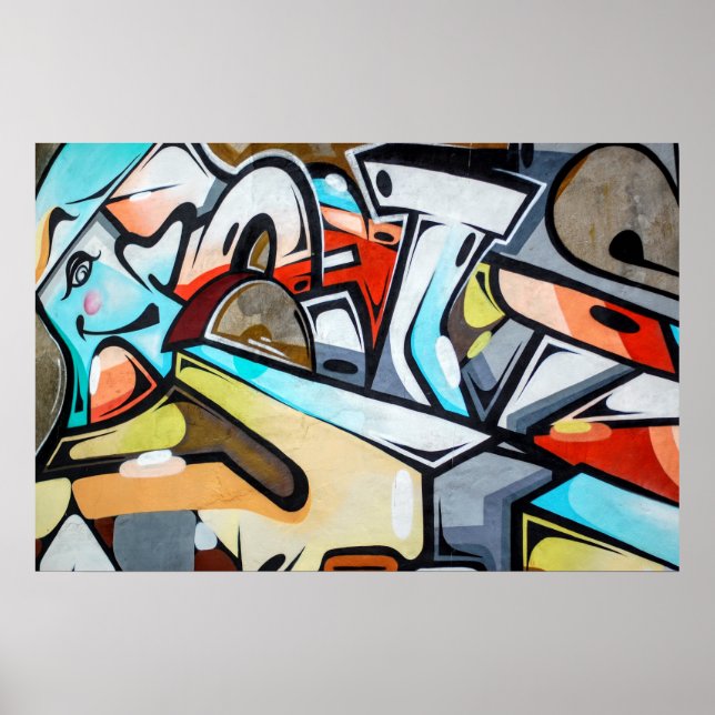 Foto på gata/graffiti poster (Framsidan)