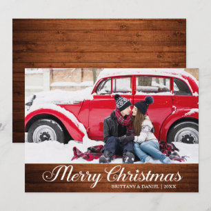 Foto på God jul av kalligrafi Julkort